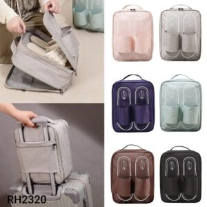 ORGANIZADOR DE VIAJE PARA ZAPATOS, VARIOS COLORES RH2320