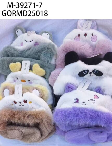 GORRO INFANTIL DE PELUCHE M-39271-7