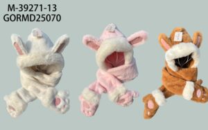 GORRO BUFANDA DE PELUCHE M-39271-13