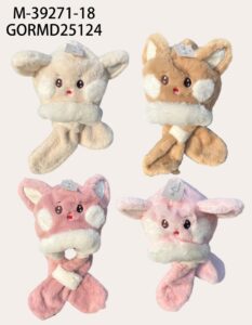 GORRO INFANTIL DE PELUCHE M-39271-18