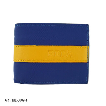 BILLETERA HOMBRE BOCA JUNIORS BIL-BJ09-1