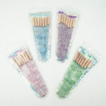 SET BROCHAS CON GLITTER EN SOBRE DRB-11
