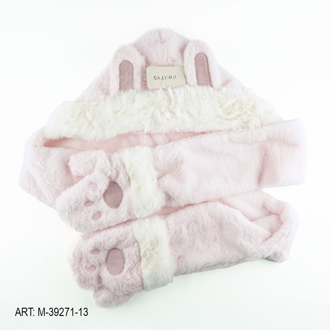 M-39271-13_00 GORRO BUFANDA DE PELUCHE M-39271-13 - Imagen 1