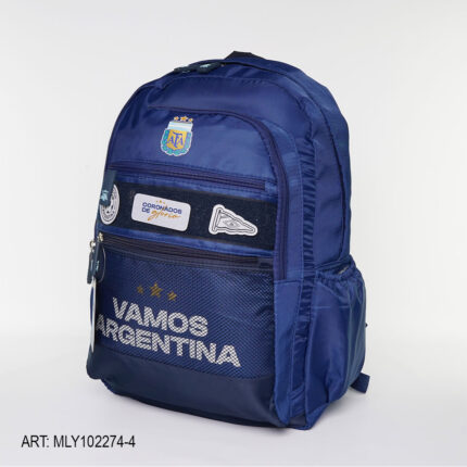 MOCHILA AFA CON PARCHES MOC-AFA11