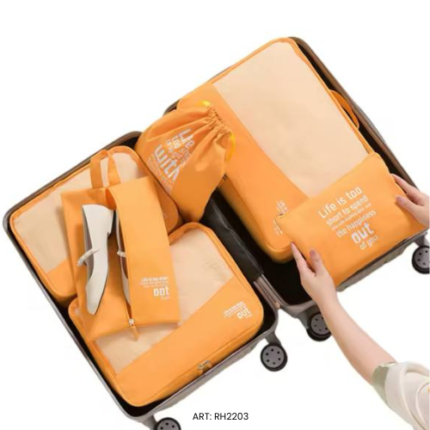 SET ORGANIZADOR DE VIAJE X 6 PCS RH2203