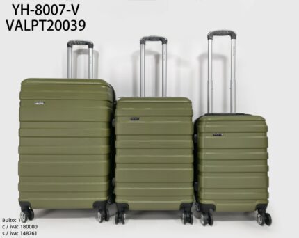 SET DE  VALIJA 3PCS 20.24.28 YH-8007-V