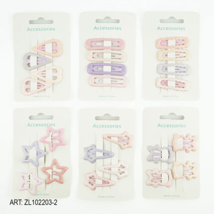 HEBILLAS TIC TAC 4PCS ZL102203-2