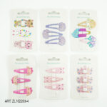 HEBILLAS INFANTILES TIC TAC 3PCS ZL102203-4