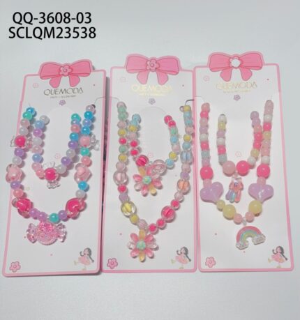 SET COLLAR PARA NENA QQ-3608-03