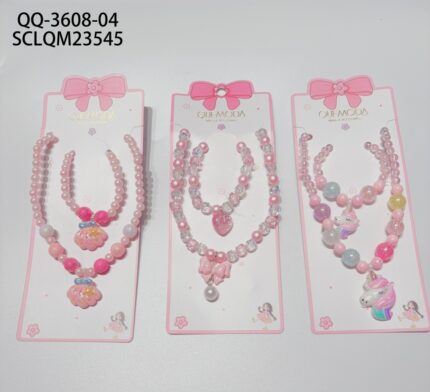 SET COLLAR PARA NINAS QQ-3608-04