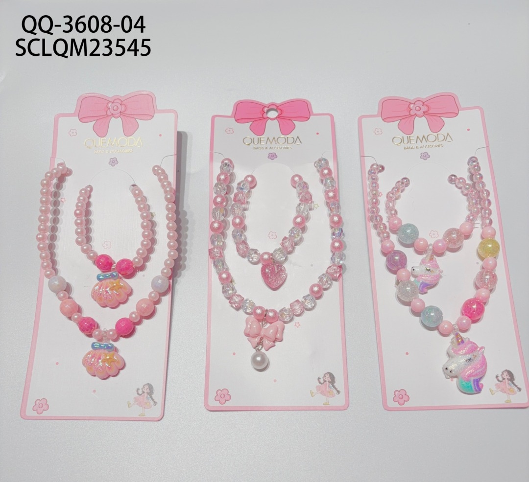 SCLQM23545 SET COLLAR PARA NINAS QQ-3608-04 - Imagen 1