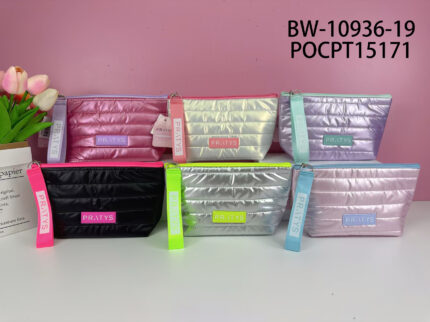 PORTACOSMESTICO DE TELA METALIZADO PRATYS BW-10936-19-300