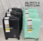 JUEGO DE VALIJA PP COLOR VERDE AGUA 3 PCS 20.24.28 JQL-PP771-V