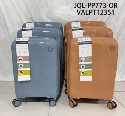 JUEGO DE VALIJA PP COLOR CAMEL 3 PCS 20.24.28 JQL-PP773-OR