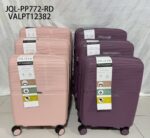 JUEGO DE VALIJA PP COLOR ROSA CLARO 3 PCS 20.24.28 JQL-PP772-RD