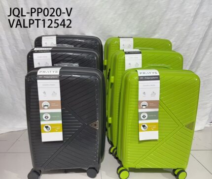 JUEGO DE VALIJA PP COLOR VERDE MANZANA 3 PCS 20.24.28 JQL-PP020-V